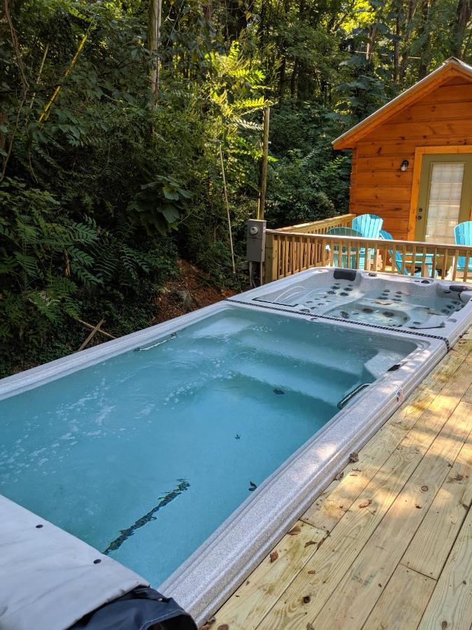 Bryce Cabin Lookout Mtn Tiny Home W Swim Spa تشاتانوغا المظهر الخارجي الصورة